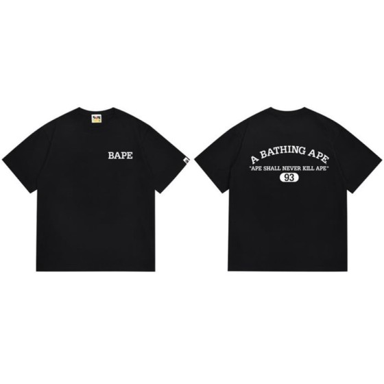 Black BAPE "93 College" T-Shirt